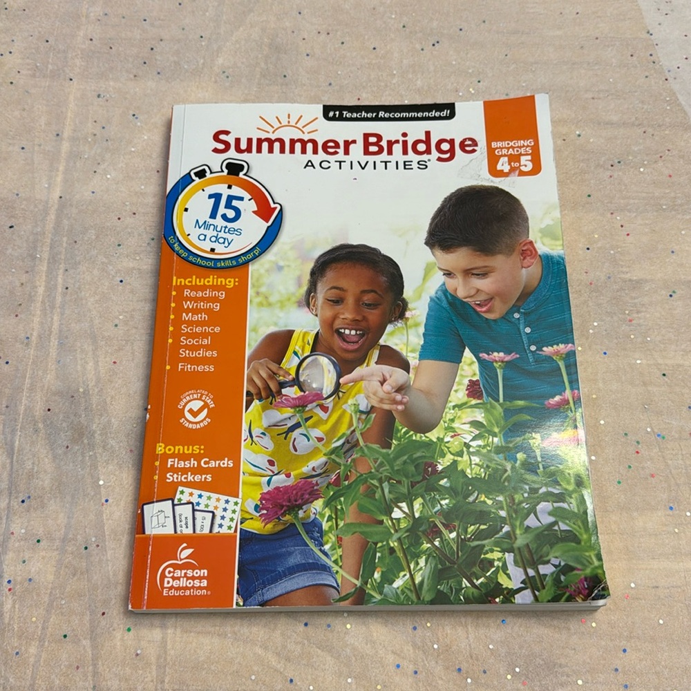 🍀2/10.00, Summer Bridge Activities, new book many areas of study